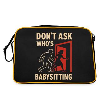 First Date Night After Baby New Parents Again - Retro Bag - black/gold - Back