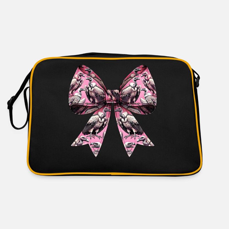 Coquette Bogen Geier Vogel Muster Mädchen Mama Retro Tasche