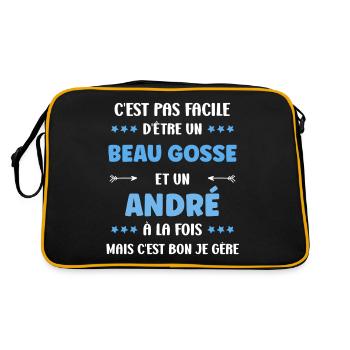 André - Sac Retro - noir/or - Dos
