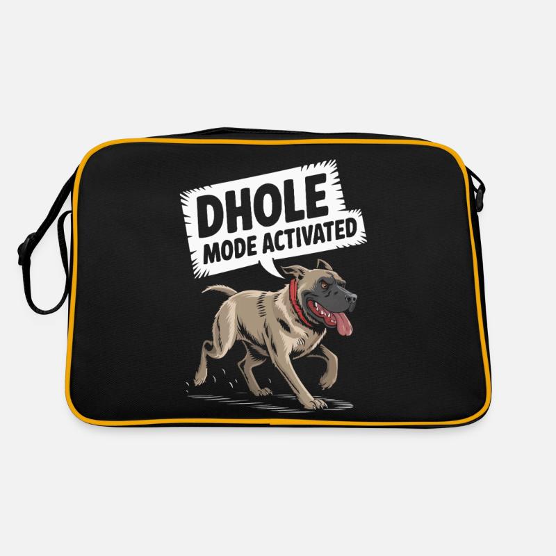 Dhole Lover Wildlife Canid Asiatischer Wildhund Retro Tasche