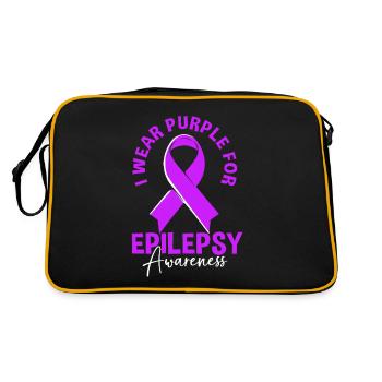 Épilepsie - Sac Retro - noir/or - Dos