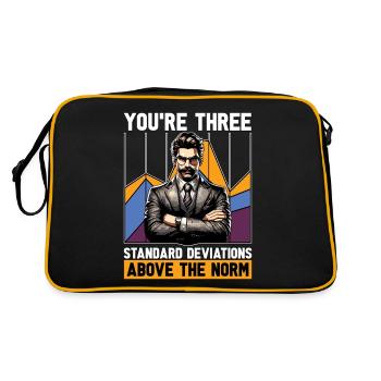 Statisticien Vous êtes trois analystes de données standard - Sac Retro - noir/or - Dos