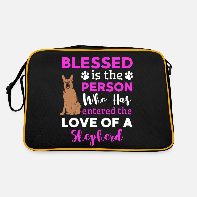Shepherd Dog Saying German Shepherd Retro Bag