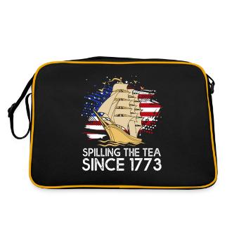 History Historian Historical - Retro Bag - black/gold - Back