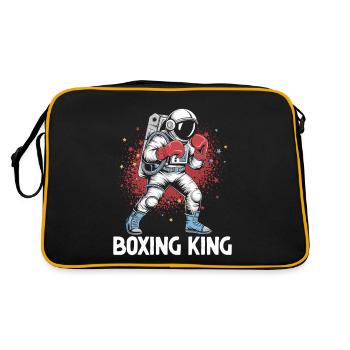 Un astronaute Boxe Roi Boxer Sport Force - Sac Retro - noir/or - Dos