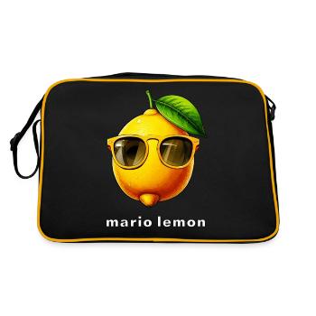 LEMON mario lemon - Retro Bag - black/gold - Back