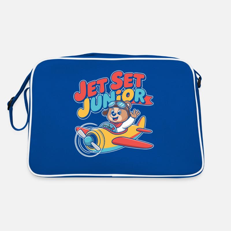 First time flying Travel Memory Sky Retro Bag