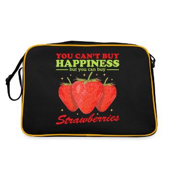 Cadeau Fraise Fraise - Sac Retro - noir/or - Dos