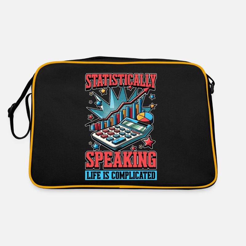 Statistically Speaking Data Scientist Statistician Retro Bag