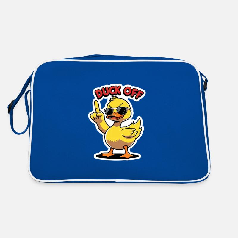 Duck Off – Canard effronté avec lunettes de soleil Sac Retro