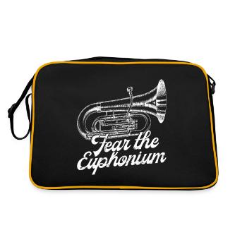 Baritone Player Fear The Euphonium - Retro Bag - black/gold - Back