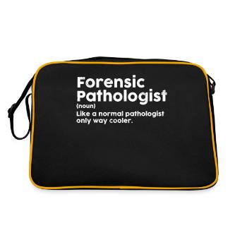 Enquêteur judiciaire Enquêteur de scène de crime - Sac Retro - noir/or - Dos