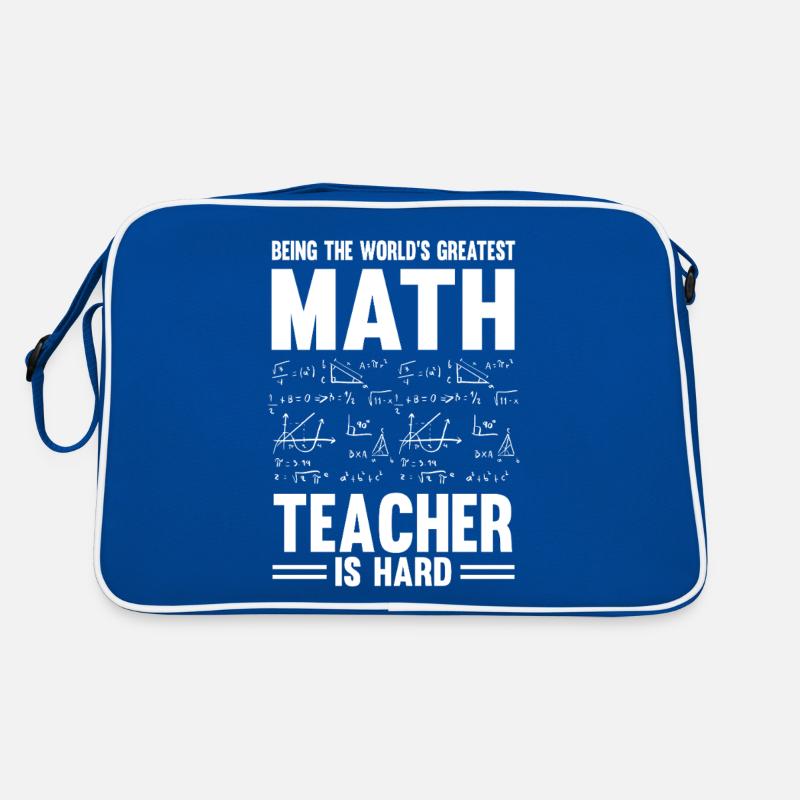 Being the best math teacher in the world is hard Retro Bag