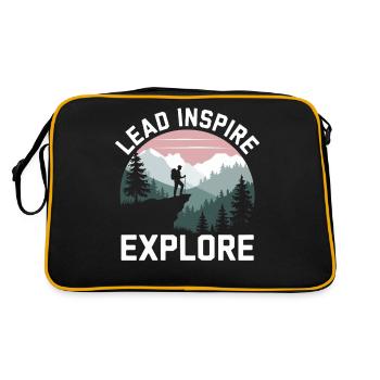 Scout Guide Scout Camping - Retro Bag - black/gold - Back