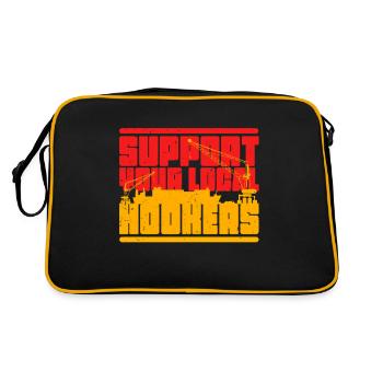 Docker - Retro Bag - black/gold - Back