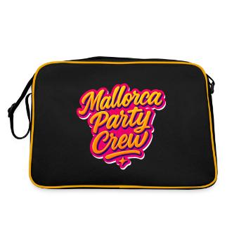 Majorque Party Crew Vacances - Sac Retro - noir/or - Dos