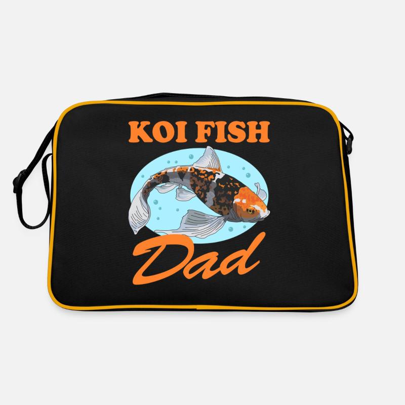 Koi Fish Dad Nishikigoi Fish Koi Gift Sac Retro