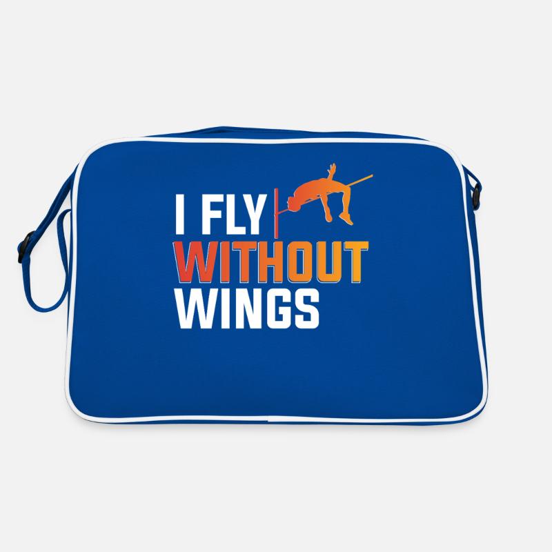 High Jump High Jumper I Fly Without Wings Retro Bag