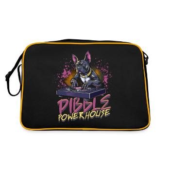 Pitbull Pitbulls Pibble Powerhouse - Retro Bag - black/gold - Back