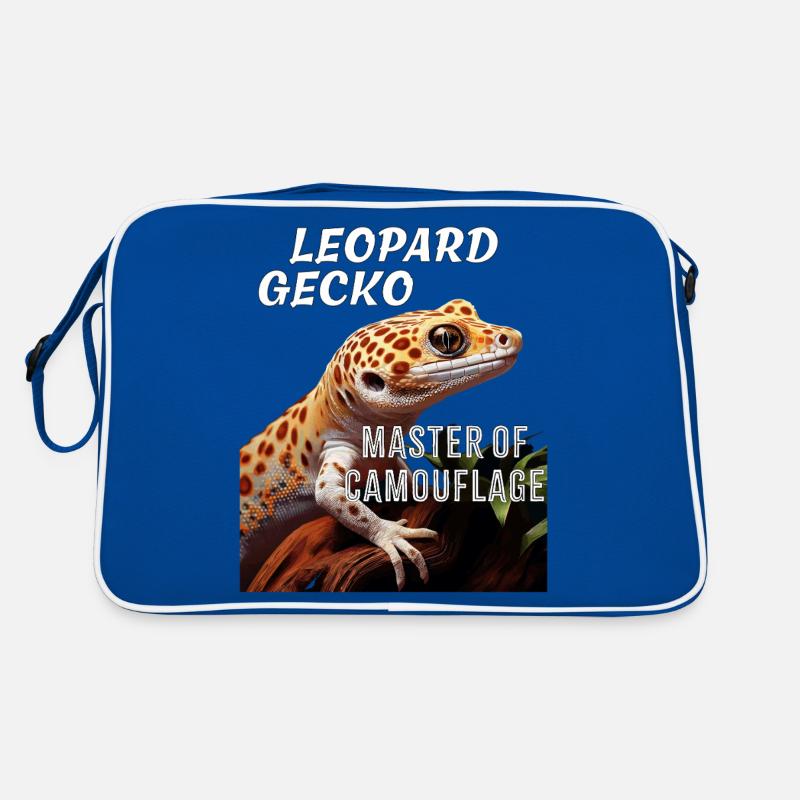 GECKO LÉOPARD MAÎTRE DU CAMOUFLAGE Sac Retro