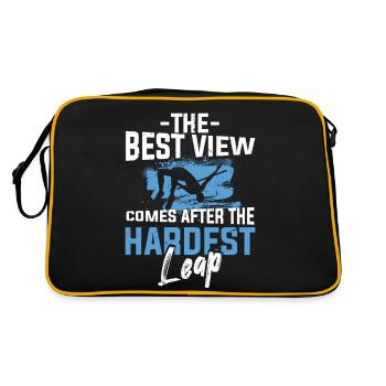 Saut en hauteur Meilleure vue après le saut le plus difficile - Sac Retro - noir/or - Dos
