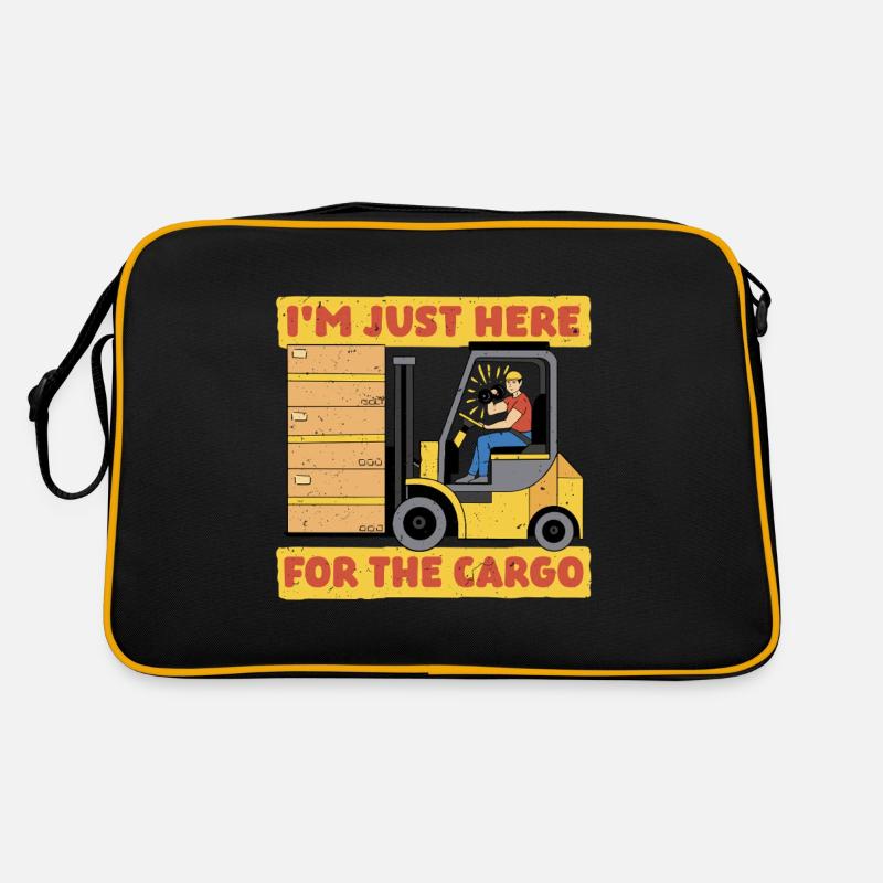 Hafenarbeiter Just here For The Cargo Retro Tasche