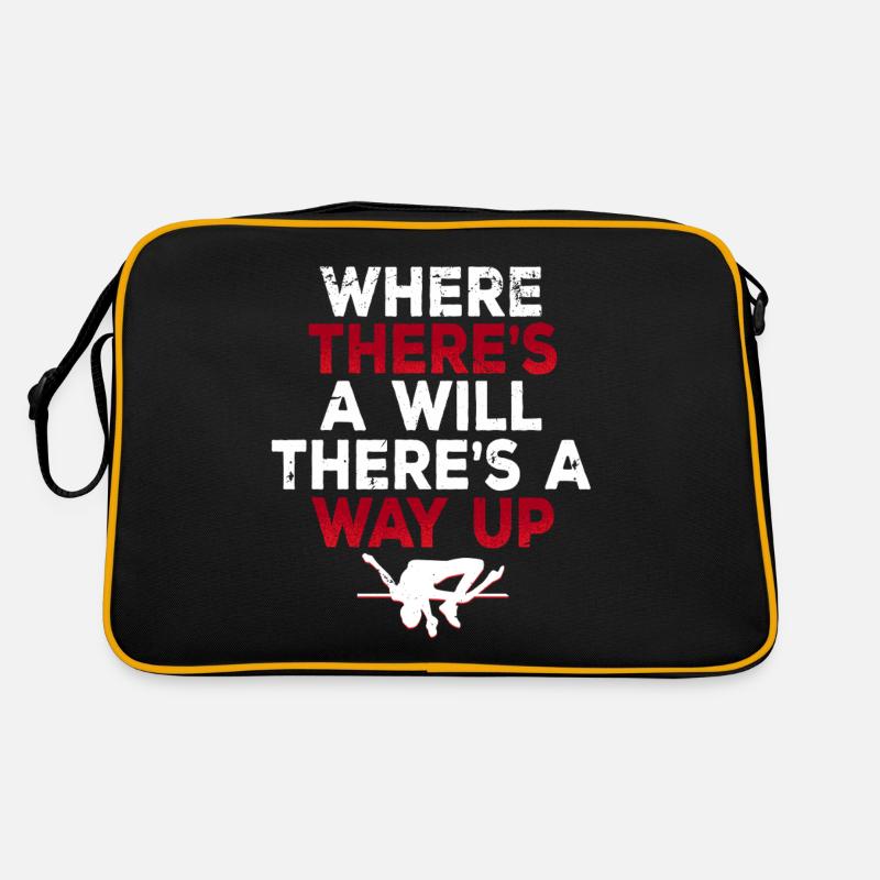 High Jump Where There's A Will There's A Way Up Retro Bag