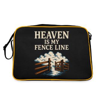 Christian Homesteader Faith Farming Lural Life - Retro Bag - black/gold - Back