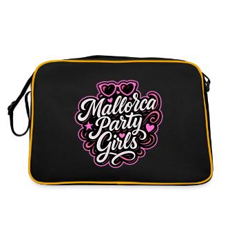 Majorque Party Girls Vacances - Sac Retro - noir/or - Dos