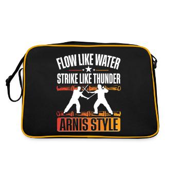 Escrima Arnis Arts Martiaux - Sac Retro - noir/or - Dos