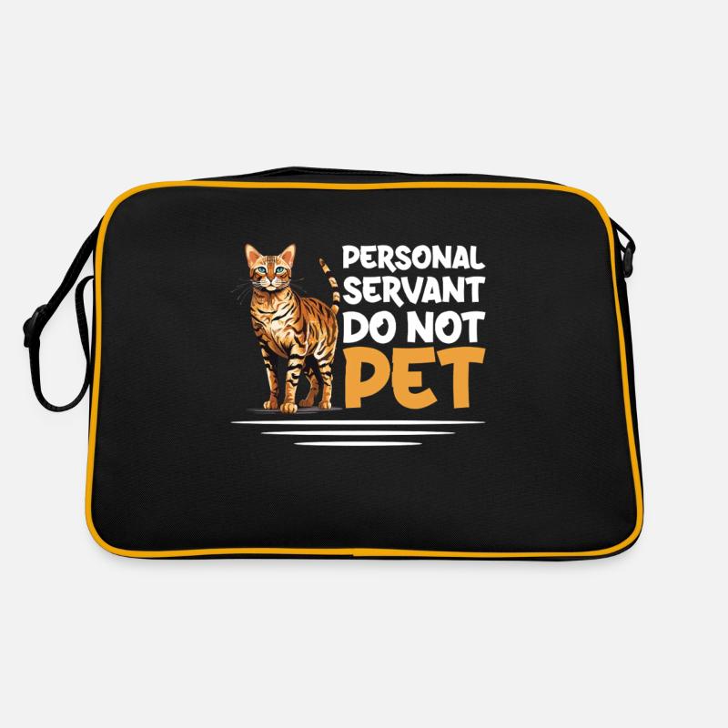 Personal servant do not caress Retro Bag