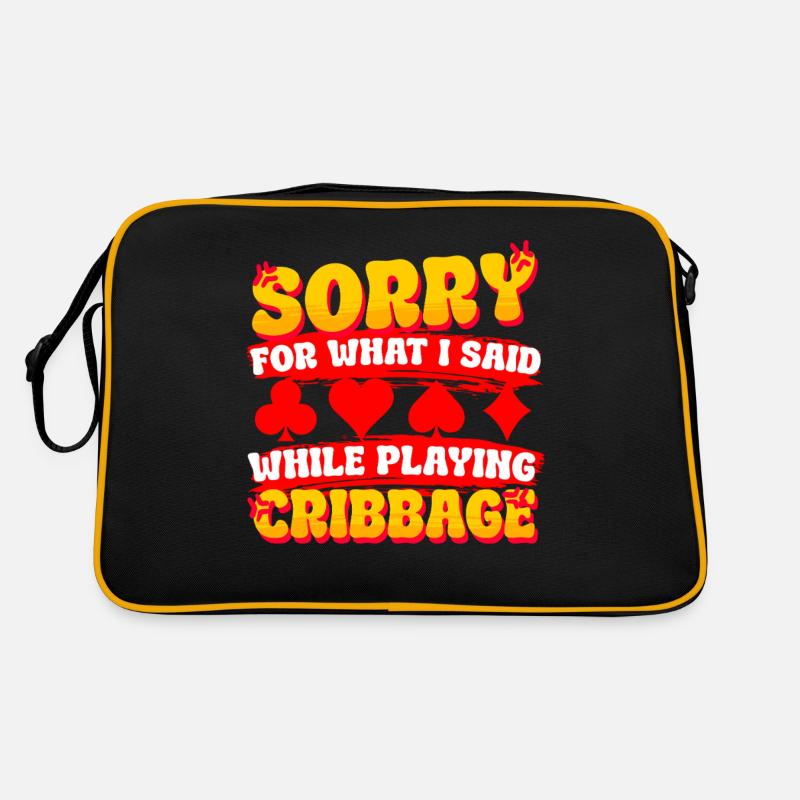 Sorry For What I Said While Playing Cribbage Retro Bag