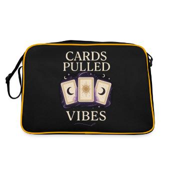 Spirituelles Sonntagsritual Selbstfürsorge - Retro Tasche - Schwarz/Gold - Hinten