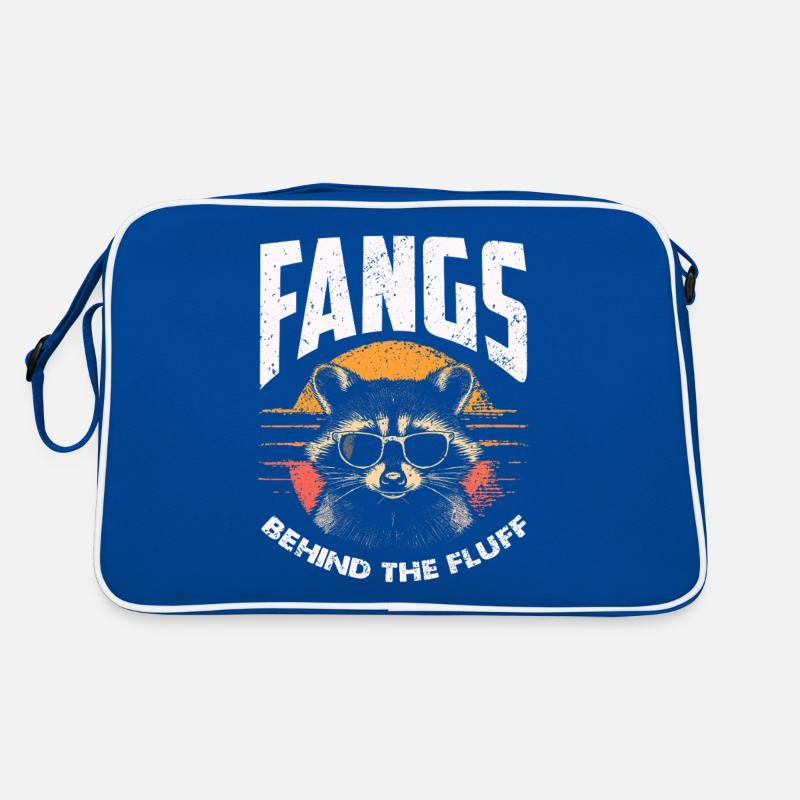 Funny Cute Wild Raccoon Meme Retro Bag