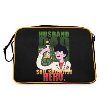 Pédologie Pédologue Père - Sac Retro - noir/or - Dos