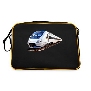 ZUG TRAIN - Retro Bag - black/gold - Back