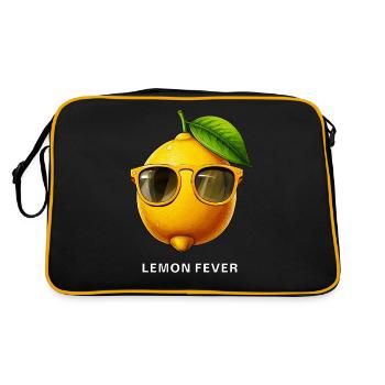 ZITRONE LEMON FEVER - Retro Bag - black/gold - Back