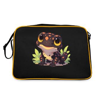 Salamanders Salamander - Retro Bag - black/gold - Back