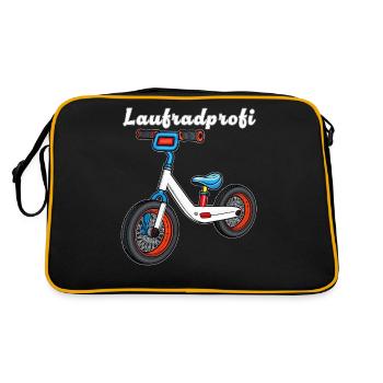 ROUE PROFESSIONNELLE - Sac Retro - noir/or - Dos