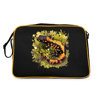 Salamanders Salamander - Retro Bag - black/gold - Back