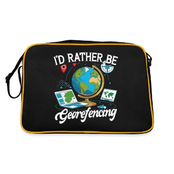 Geographic Information Systems Georefencing - Retro Bag - black/gold - Back