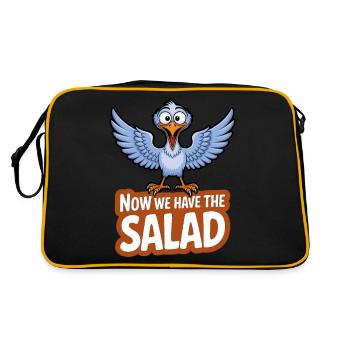 VOGEL MAINTENANT, NOUS AVONS LA SALADE - Sac Retro - noir/or - Dos