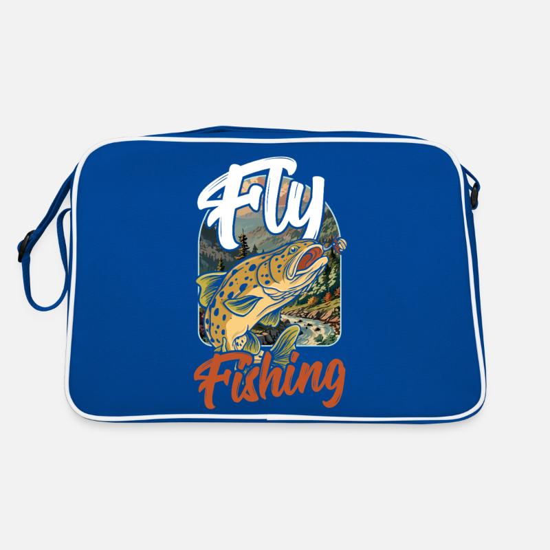 Truite Pêche à la mouche Nature Faune Pêcheur Sac Retro
