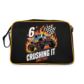 6e anniversaire Monster Truck – L’écraser 2019 - Sac Retro - noir/or - Dos