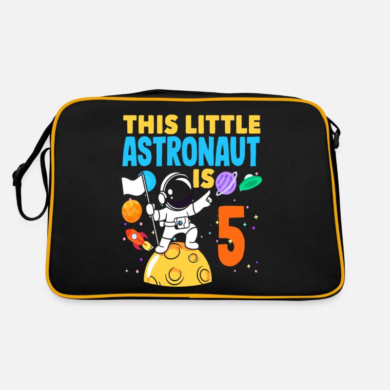 Ce petit astronaute aura 5 ans Sac Retro
