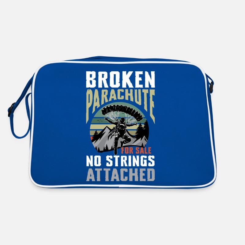 Broken Parachute No Strings Attached Adventure Retro Bag