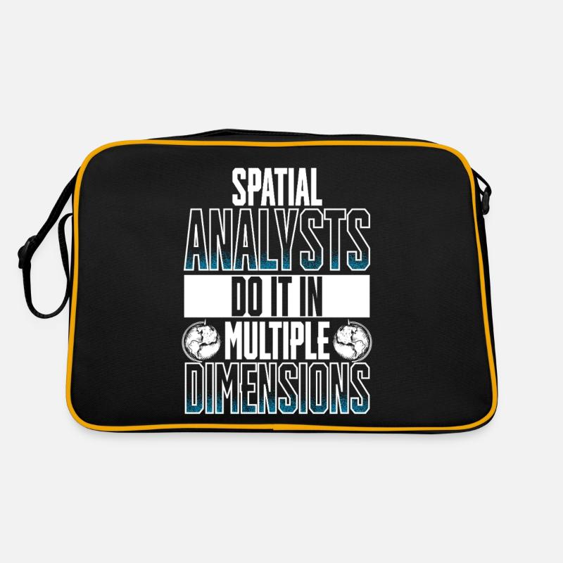 Geografische Informationssysteme Spatial Analysts Retro Tasche