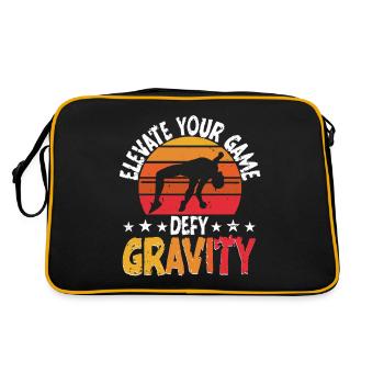 High Jump Elevate Your Game Defy Gravity - Retro Bag - black/gold - Back