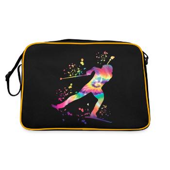 Biathlete Nordic Combined Biathlon - Retro Bag - black/gold - Back