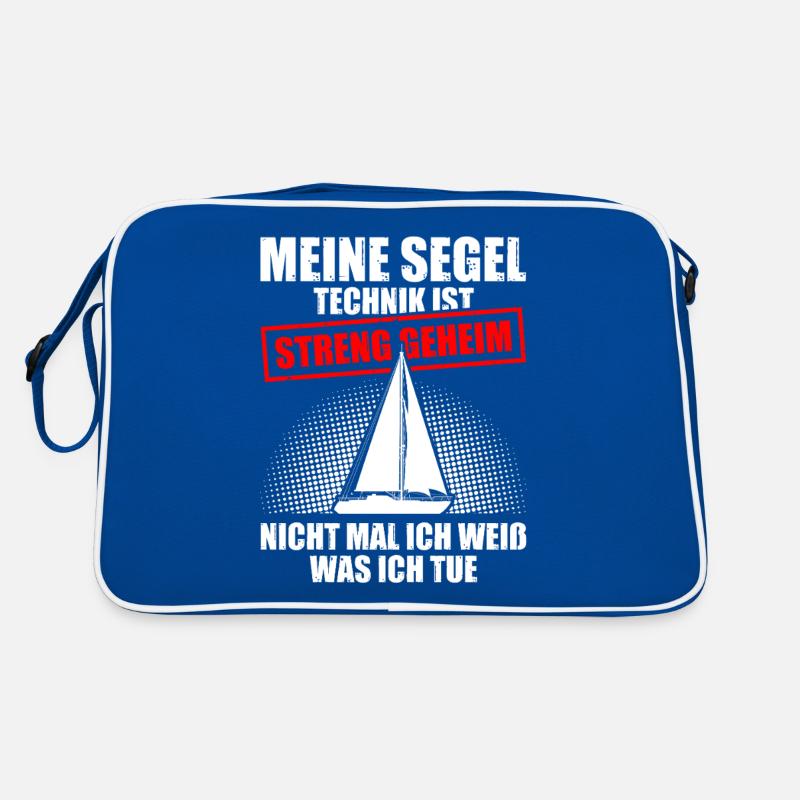 My Sailing Technique Sailor Sailing Captain Retro Bag